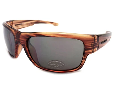 Stone Sunglasses Wrap Crystal Lined Brown with Light Silver Mirror Lenses ST161 - image 1 of 4