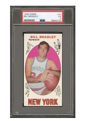 1970 Topps Bill Bradley #43 PSA 5 Rookie RC HOF - Image 1 of 2