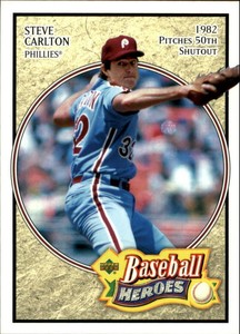 2005 Upper Deck Baseball Heroes #76 Steve Carlton Phils - NM-MT