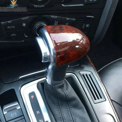 SP Peach Wood Grain Gear Shift Knob Cover for  Audi A4 allroad 2013-2015 - Image 1 of 4