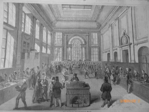 Großbritannien,   die Zahlhalle der Londoner Bank  ca. 27x20 - Bild 1 von 1
