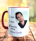 Henry Cavill Mug Mentally Dating Design, Geralt The Witcher British Actor Gift