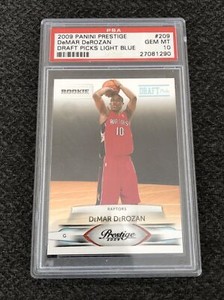 2009 Panini Prestige Draft Picks Light Blue /999 DeMar DeRozan #209 RC! PSA 10!