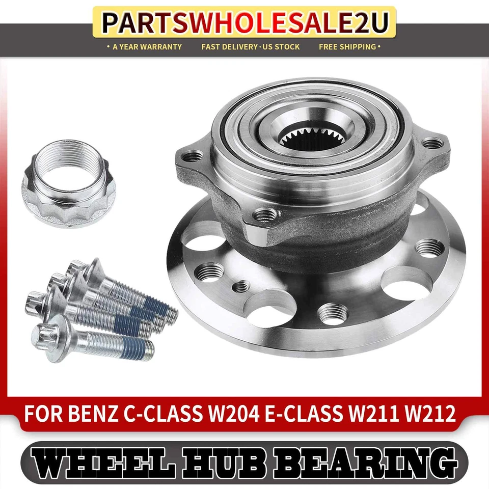 Conjunto de buje de cojinete de rueda para Mercedes-Benz E350 E500 E550 SL550 S600 S63 AMG Foto 1 de 4