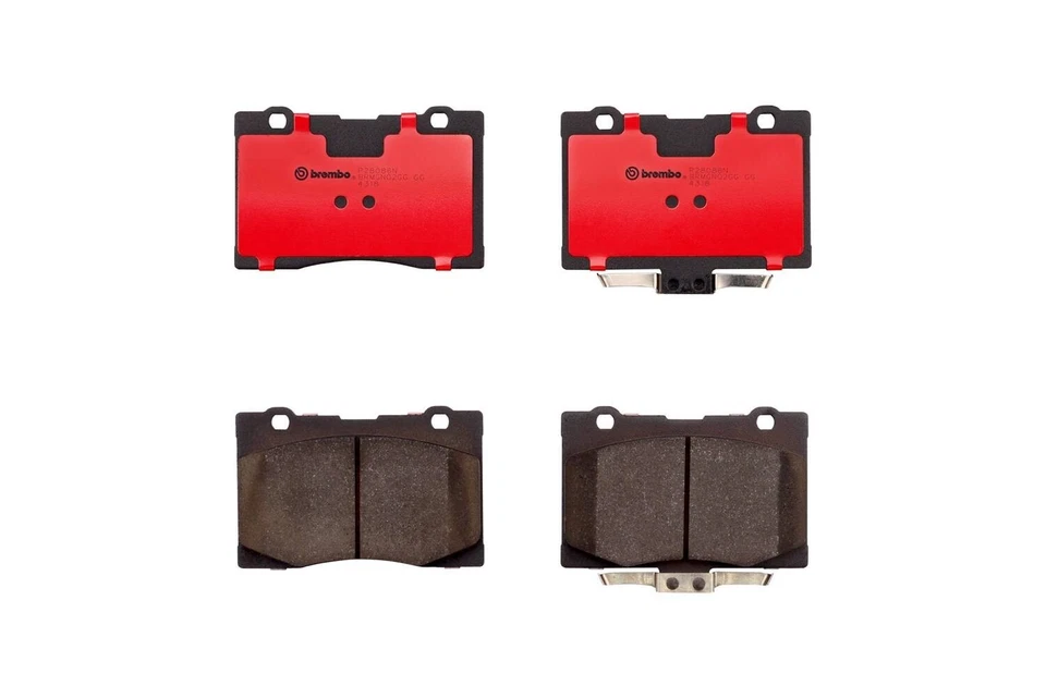 Juego de pastillas de freno delanteras Brembo Premium NAO cerámica OE para base Acura RL 2005-2012 Foto 1 de 2