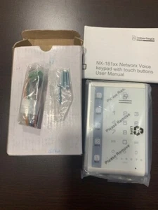 Interlogix GE Security NetworX NX-1811E Touch LED Keypad, Portrait White NEW! - Picture 1 of 2