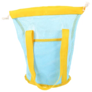 Borsa da spiaggia design a rete con coulisse giocattolo studente bambino piccole borse bambini - Foto 1 di 12