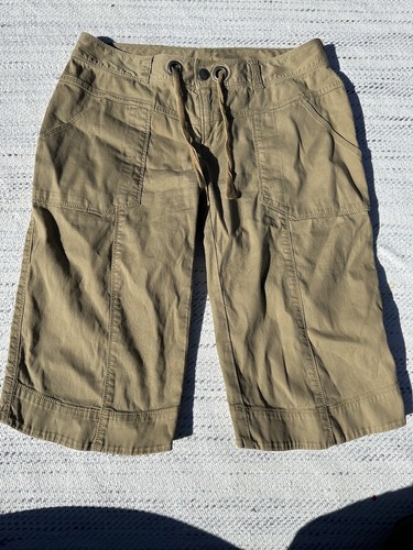 Pantaloni The North Face 6 Beige Capris Crop Outdoor Utility Marrone Cordini Donna
