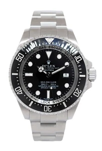 Rolex Sea-Dweller Deepsea 44 Steel & Ceramic Black Mens Dive Watch B/P V 116660 - Picture 1 of 12