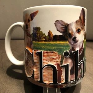 Americaware Kaffeetasse - Becher Chihuahua 2007 erhöhte Buchstaben - Bild 1 von 8