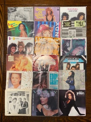 Rock/Pop/Punk (Lot - 18) Golden Earring/ Belinda/Pebbles - 45rpm & Pict Slev N/M - Image 1 of 4