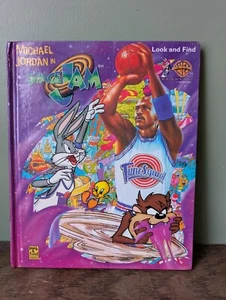 Michael Jordan In Space Jam Look and Find Buch Kinder Basketball Looney Tunes '96 - Bild 1 von 7