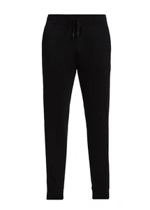 NWT Ermemegildo Zegna Black Premium Cashmere Jogger Sweatpants 56EU/XXL $1950.00 - Picture 1 of 12