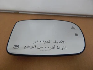 New OEM 2011-2023 Chrysler 300 Arabic RH Passenger Side Mirror Glass w/ Lights - Picture 1 of 8