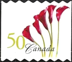 🍁Canada  #2072aii    "Red Calla Lily"   Brand New  2004  Coil Die Cut Issue - Picture 1 of 2