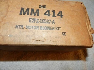 NOS GENUINE Motorcraft MM-414 Heater Blower Motor OEM Ford E2FZ-18527-A - Picture 1 of 11