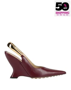 RRP€1700 BOTTEGA VENETA Leather Wedge Pump Shoes US9 UK6 EU39 Made in Italy - Picture 1 of 9