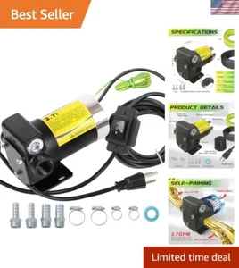 Compact 110V Automatic Fuel Pump - Efficient 2.3/3.7 GPM, Explosion-Proof Design - Picture 1 of 11