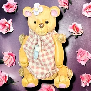 Sweet Russ Berrie & Co #13900 Mini-Kins Orso Statuina Scaffale Sitter 3" - Foto 1 di 2