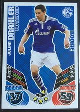 2011-12 Topps Match Attax Bundesliga # 284 Julian Draxler Rookie Schalke Germany