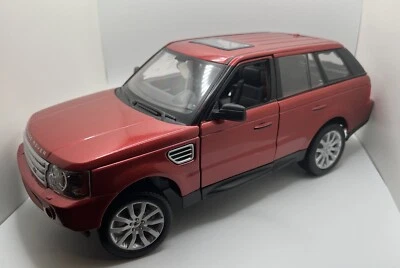 Coche diecast MAISTO 1:18 Land Rover Range Rover Sport 4 puertas rojo SE, sin soporte Foto 1 de 4