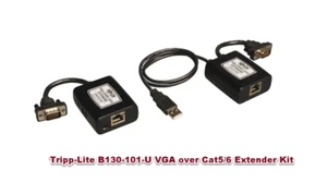 Kit extensor transmisor/receptor Tripp-Lite B130-101-U VGA sobre Cat5/6 [CTA] - Imagen 1 de 6