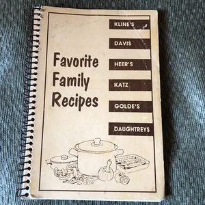 Favorite Family Recipes Klines, Davis, Heers, Katz, Goldes & Daughtreys Cookbook - Bild 1 von 10