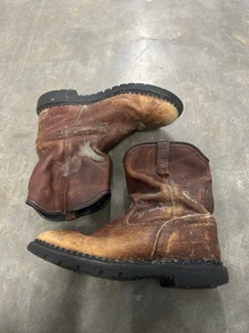 Red Wing 1149 Dynaforce Plain Toe Pull On Work Boots Mens 11.5 D - Picture 1 of 5