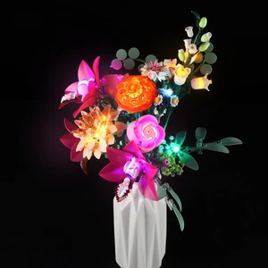 Décorative Lampe LED Classique Pour LEGO® Le joli bouquet de fleurs roses 10342 - Picture 1 of 14