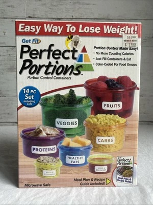 Get Fit Perfect Portions Containers 14 Piece Set - Image 1 of 4