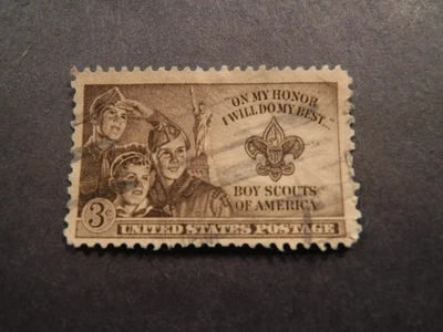 Scott# 995, 1950, 3 Cent, Boy Scouts of America, Used stamp - Image 1 of 2