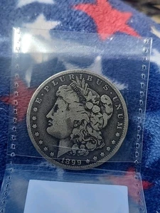 1899 0 Morgan Silver Dollar - Picture 1 of 2
