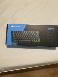 MageGee TS91 Mini 60% klawiatura do gier / biura, wodoodporna klawiatura typu przewodowa RGB - Zdjęcie 1 z 2