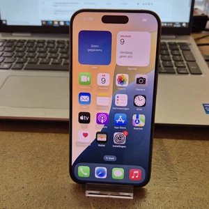 Apple iPhone 15 Pro - 128GB - Titan Schwarz sehr gut OVP - Bild 1 von 2