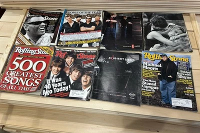 Rolling Stones Magazines Lot 19 Vintage Late 90s Early 2000s Y2K Nostalgia Ads - Image 1 of 4