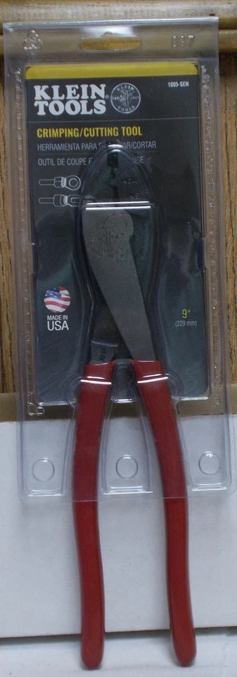 Herramienta de prensado y corte Klein Tools 1005-SEN 9 pulgadas Foto 1 de 1