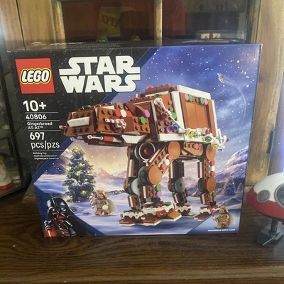 LEGO Star Wars: Gingerbread AT-AT 40806 Sealed NIB In Hand Quick Ship - Xmas - Image 1 of 4