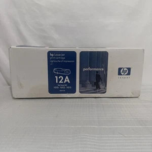 HP LaserJet 12A Schwarz Druckerpatrone Q2612A ORIGINAL HP NEU VERSIEGELT LESEN - Bild 1 von 13