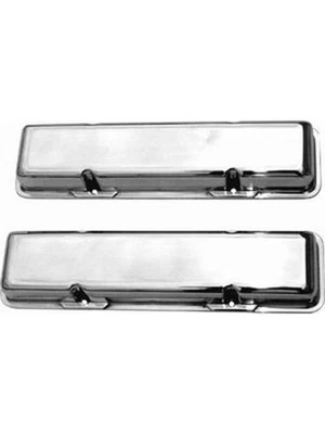 RPC Alloy Valve Covers, Short Profile (Polished), Small Block Chev (R6031-1) - Image 1 of 4