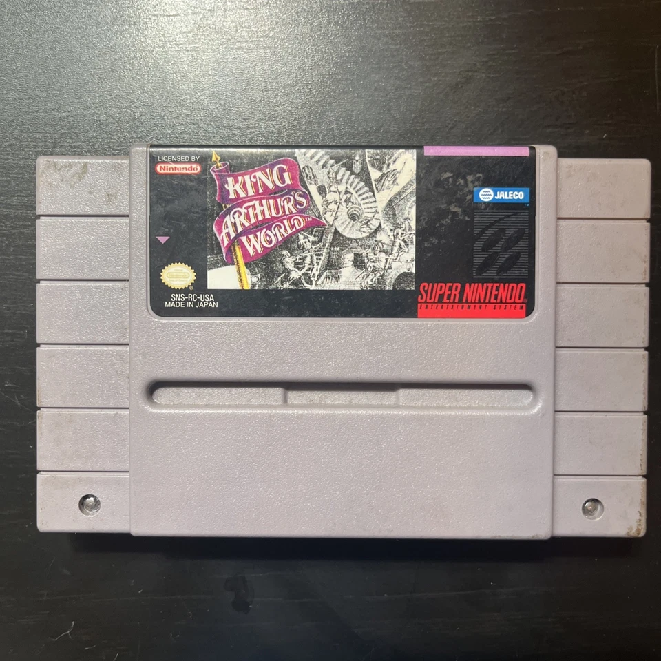 King Arthur's World (Super Nintendo SNES) Authentic - Tested and Working - Image 1 of 2
