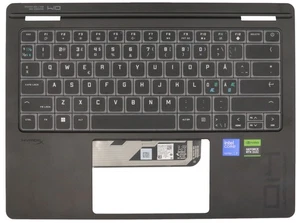 Original NORDIC Tastatur mit Handauflage Abdeckung HP OMEN Transcend 14 RGB Backlit - Bild 1 von 3