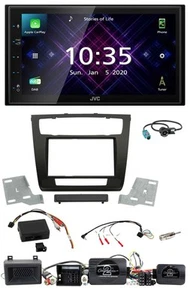 JVC DAB 2DIN Lenkrad Bluetooth USB Autoradio für BMW 1er Aktiv PDC aut. Klima 07 - Bild 1 von 13