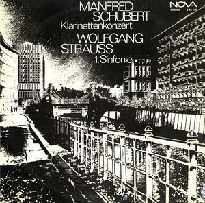 MANFRED SCHUBERT Clarinet Concerto WOLFGANG STRAUSS Symphony MICHALLIK KEGEL LP - Picture 1 of 3