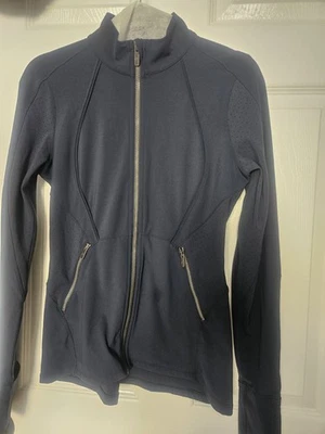 Chaqueta Lululemon Define para mujer, talla 6, azul, cremallera completa, Foto 1 de 4