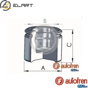 PISTON BRAKE CALIPER D025707 FOR BMW 7E38 M62B35 3.5L M67D39 3.9L M62B44 4.4L - Picture 1 of 8