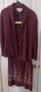 Traje de mujer Rena Rowan maxi falda y blazer forrado bordado floral oficina evento - Imagen 1 de 9