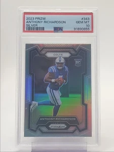 ANTHONY RICHARDSON 2023 PANINI PRIZM ROOKIE SILVER COLTS RC PSA 10 Q1787 - Picture 1 of 2