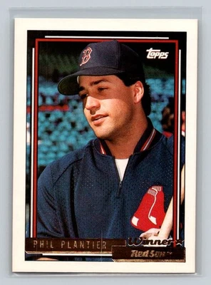 1992 Topps Gold Winners #782 Phil Plantier Boston Red Sox Baseball Card - Image 1 of 2