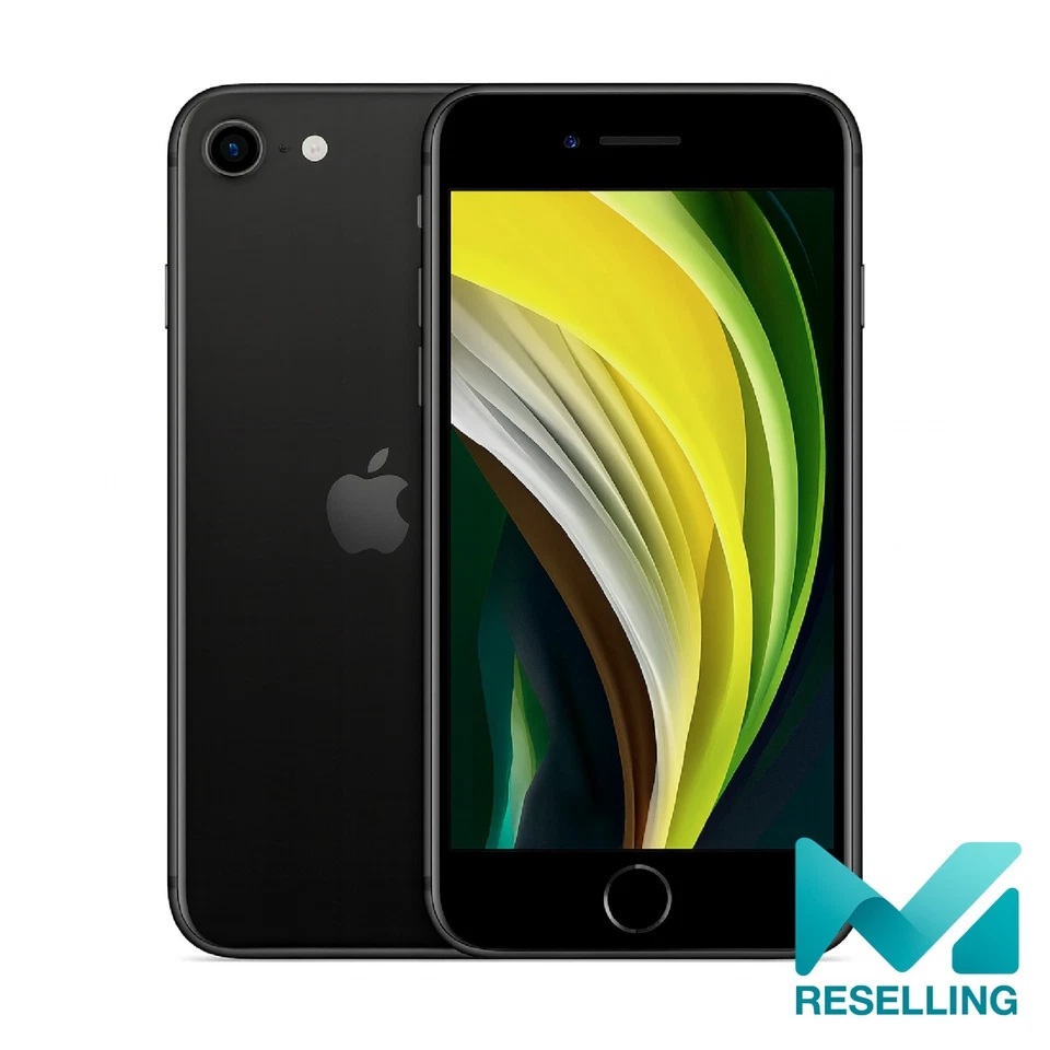 Apple iPhone SE 2. Gen  2020 - 64GB - Schwarz - neue Batt. 100% - ohne TouchID - Bild 1 von 1