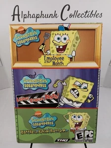 Rare SpongeBob PC Multipack: Battle For Bikini, Employee, & Lights - Untested - Picture 1 of 14